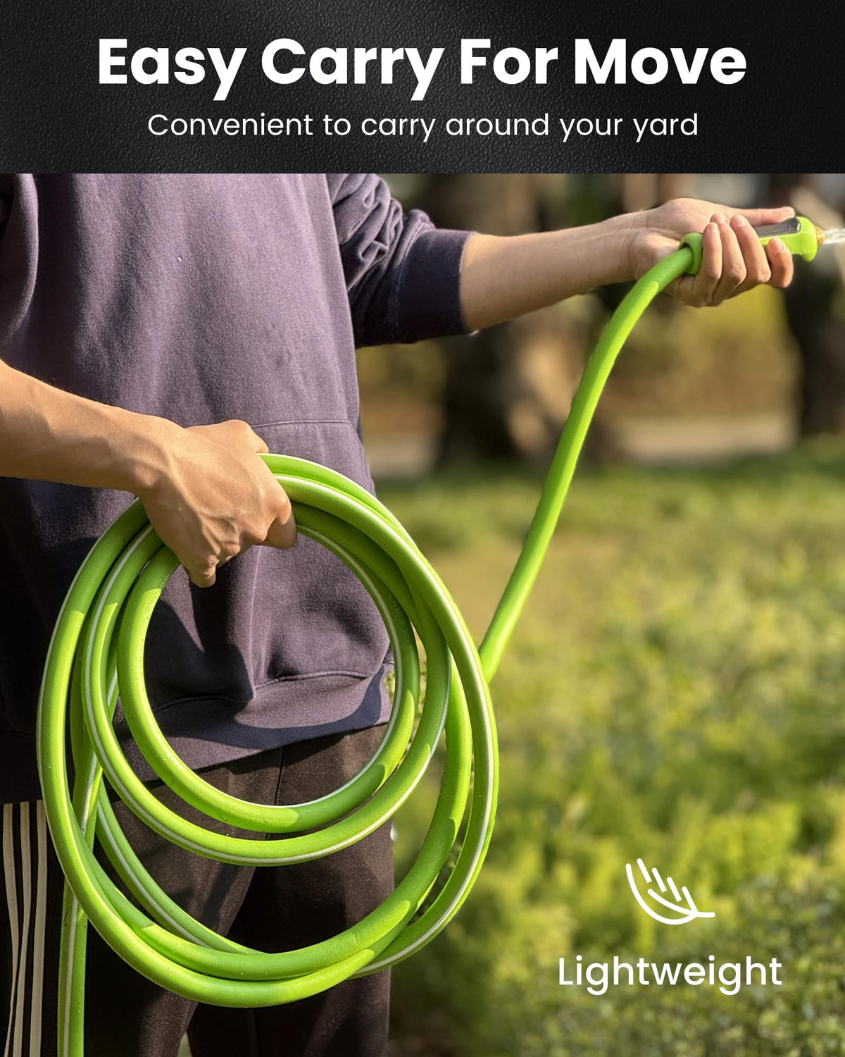 RAINPOINT Easy-coil design supports tidy storage and quick watering routines.