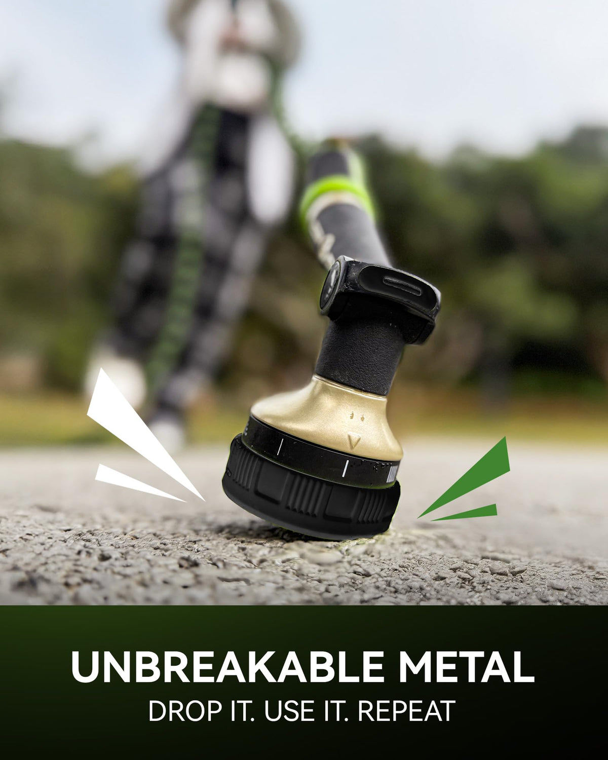 RainPoint heavy-duty nozzle handles gardening and outdoor cleaning.
