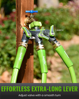 RAINPOINT individual shut-offs per outlet enable customized watering.