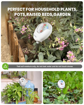 RainPoint indoor-outdoor use supports plants indoors and in gardens.