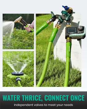RAINPOINT leak-free brass connection reduces drips during use