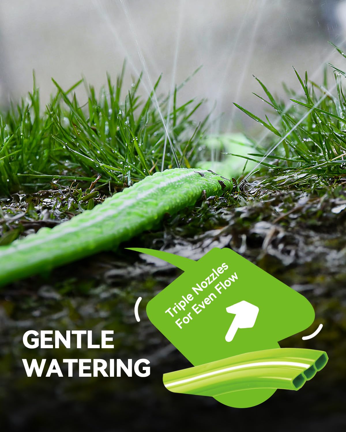 RAINPOINT leak-proof connection ensures secure, high-pressure watering across sections