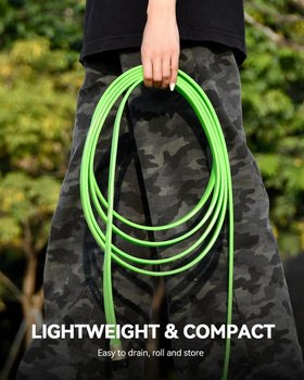 RAINPOINT lightweight flat design stores easily after the season
