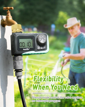 RainPoint low battery alert prevents unexpected shutdowns.