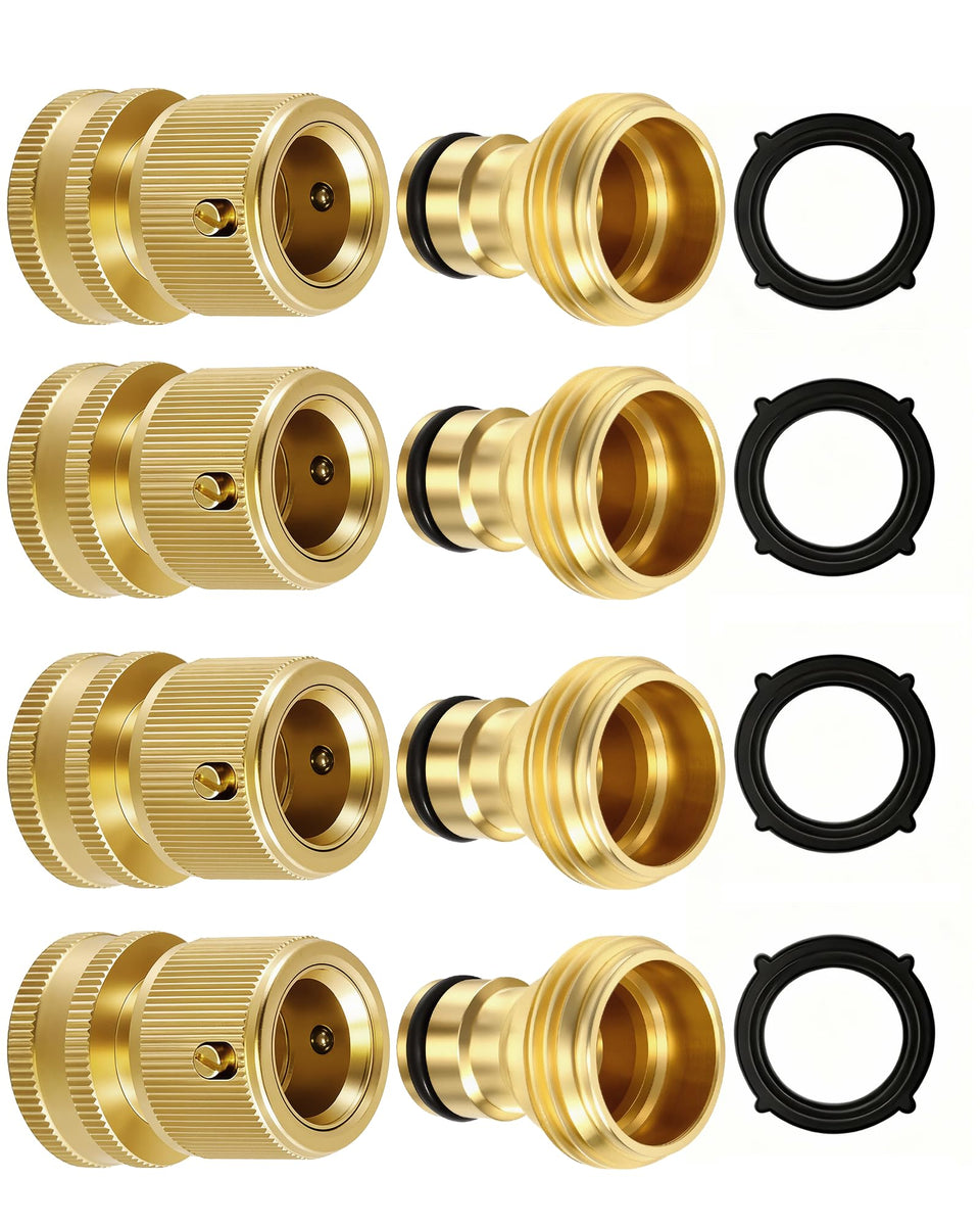 RainPoint brass quick-connect close-up highlighting durable connectors for leak-free watering.