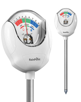 RainPoint soil moisture meter probe provides precise readings for healthy plants.