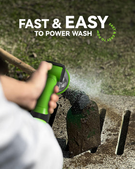 RAINPOINT adjustable flow control lets you tailor spray intensity.