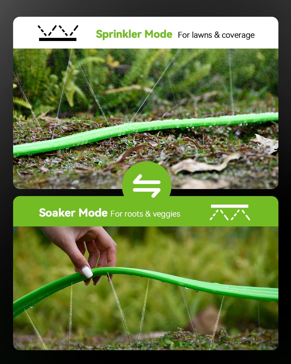RAINPOINT hose stakes support stable installation for precise watering along borders.