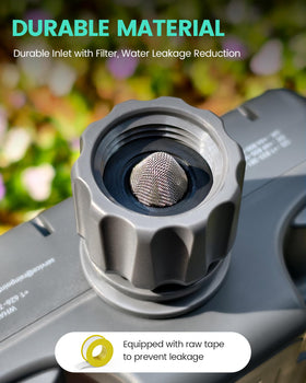 RAINPOINT dual-zone settings optimize irrigation with independent schedules.