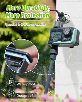 Rainpoint sprinkler timer manual mode enables on demand watering.