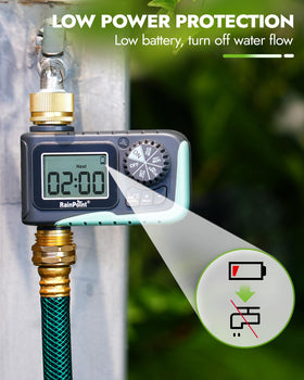 Rainpoint timer manual mode enables on-demand watering without changing the schedule