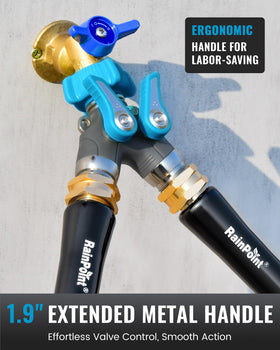 Stainless steel ball valve close-up shows smooth operation