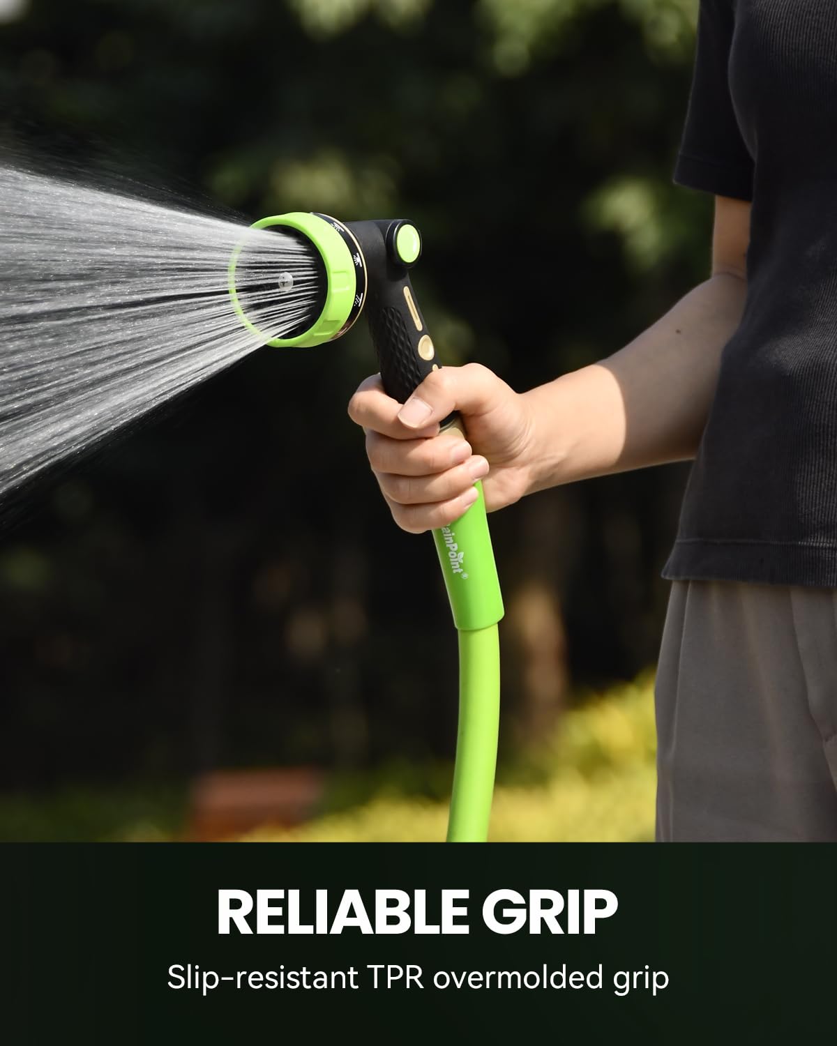 RAINPOINT universal 3-4 inch thread fits most hoses securely