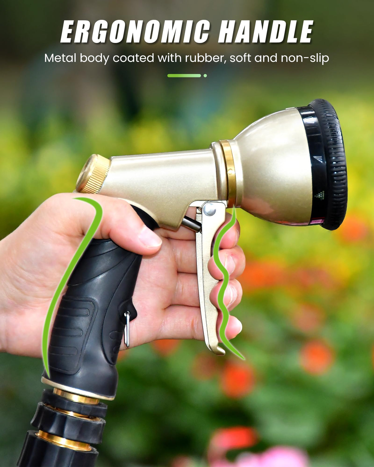 RAINPOINT versatile sprayer suitable for plants and lawns.
