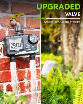 RAINPOINT water timer Zone 2 programming enables customized multi-zone watering.
