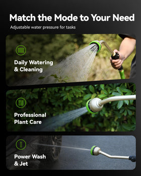 RAINPOINT watering wand durable-aluminum-zinc-alloy construction resists rust and cracking.