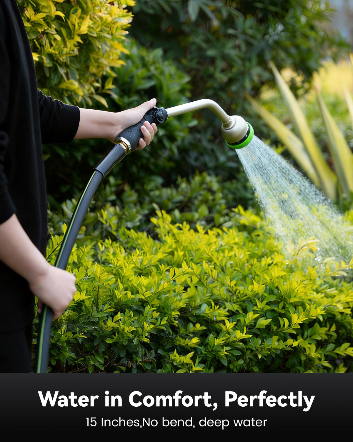 RAINPOINT watering wand hanging-baskets-spraying ideal for delicate container irrigation.
