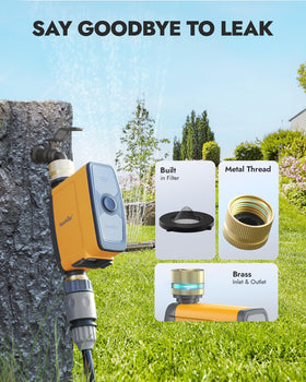 RAINPOINT app control screen enables scheduling irrigation from anywhere.
