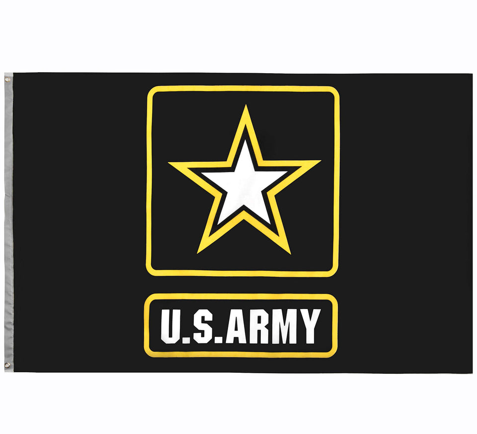 RainRoad US Army flag 3x5 outdoor display with brass grommets