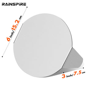 Rainspire ergonomic handle provides cool, secure grip for comfortable pressing