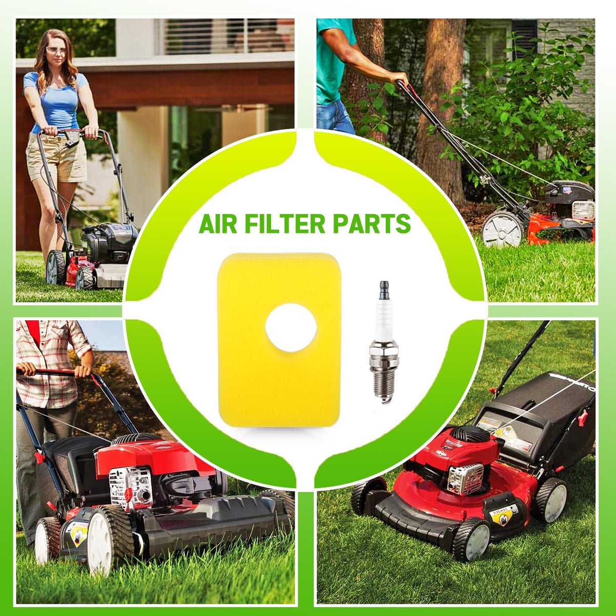 Rakiyada OEM-quality filtration supporting mower performance.