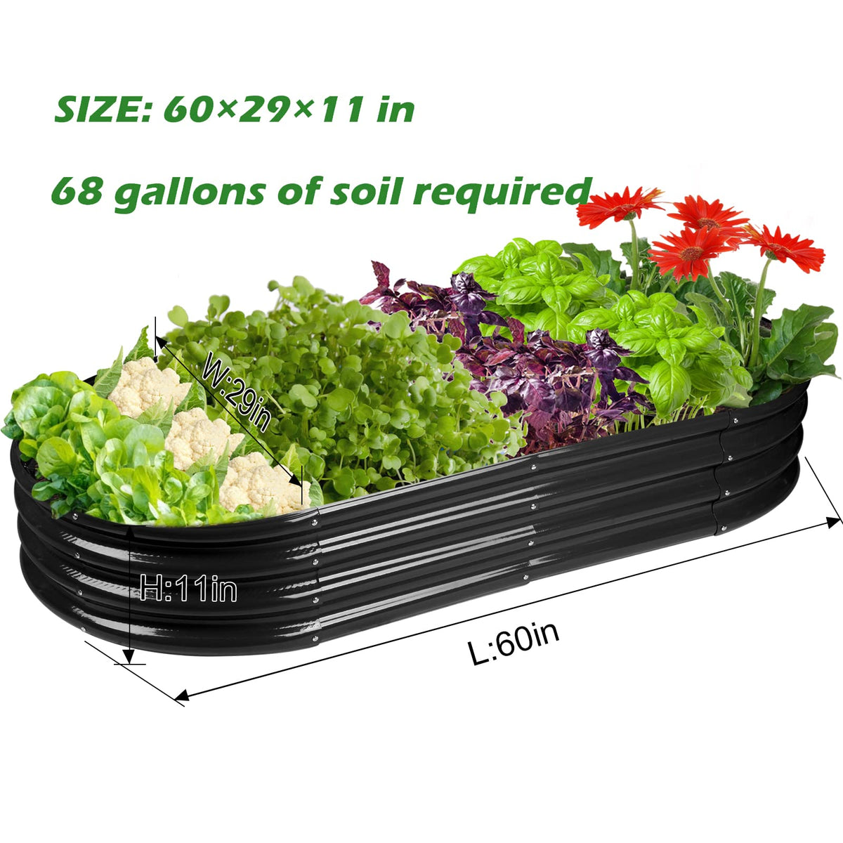 Rakukiri easy-assembly kit demonstrating quick setup for a ready-to-use garden bed