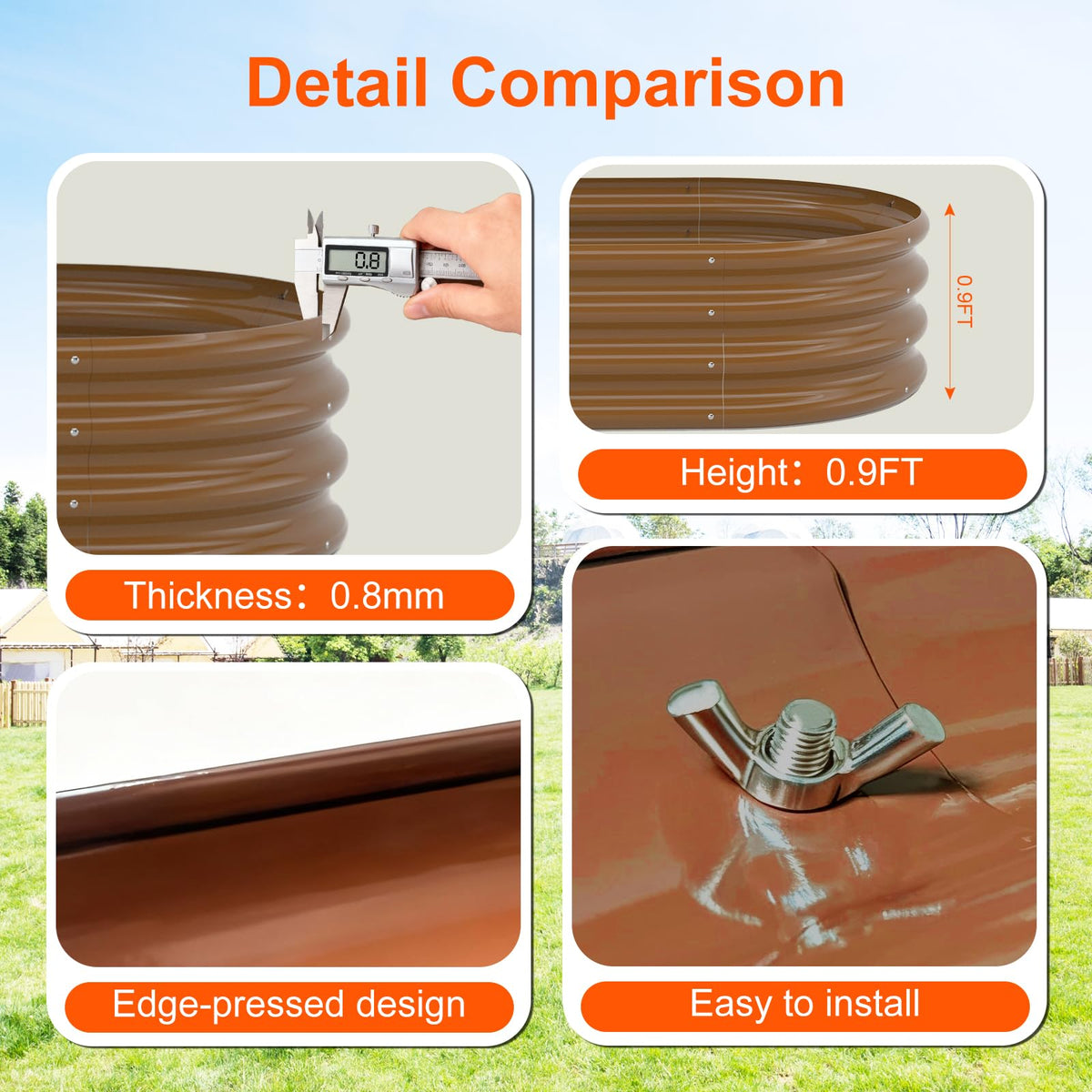 Rakukiri GRS recycled metal ensures BPA-free environment for fresh herbs.