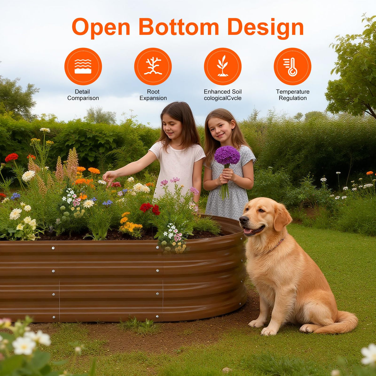 Rakukiri outdoor garden beds ideal for patios backyards and rooftops.