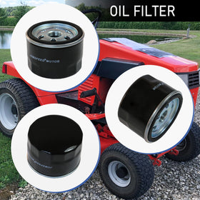 RALBDX oil filter 492932B captures particles for smoother mower operation.
