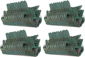 RamPro plant clips green lever loop close-up showing easy one-hand use for fast plant support.
