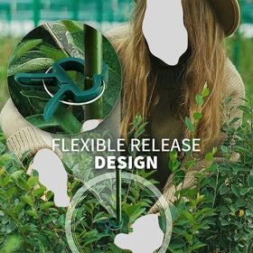 RamPro reusable clips protect delicate plants during windy days.
