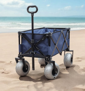 Rangland Beach Wagon retractable handle extends to a comfortable pulling height.