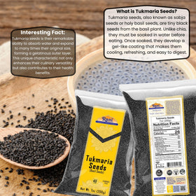 Rani Tukmaria label – vegan, kosher, gluten friendly quality assurance.