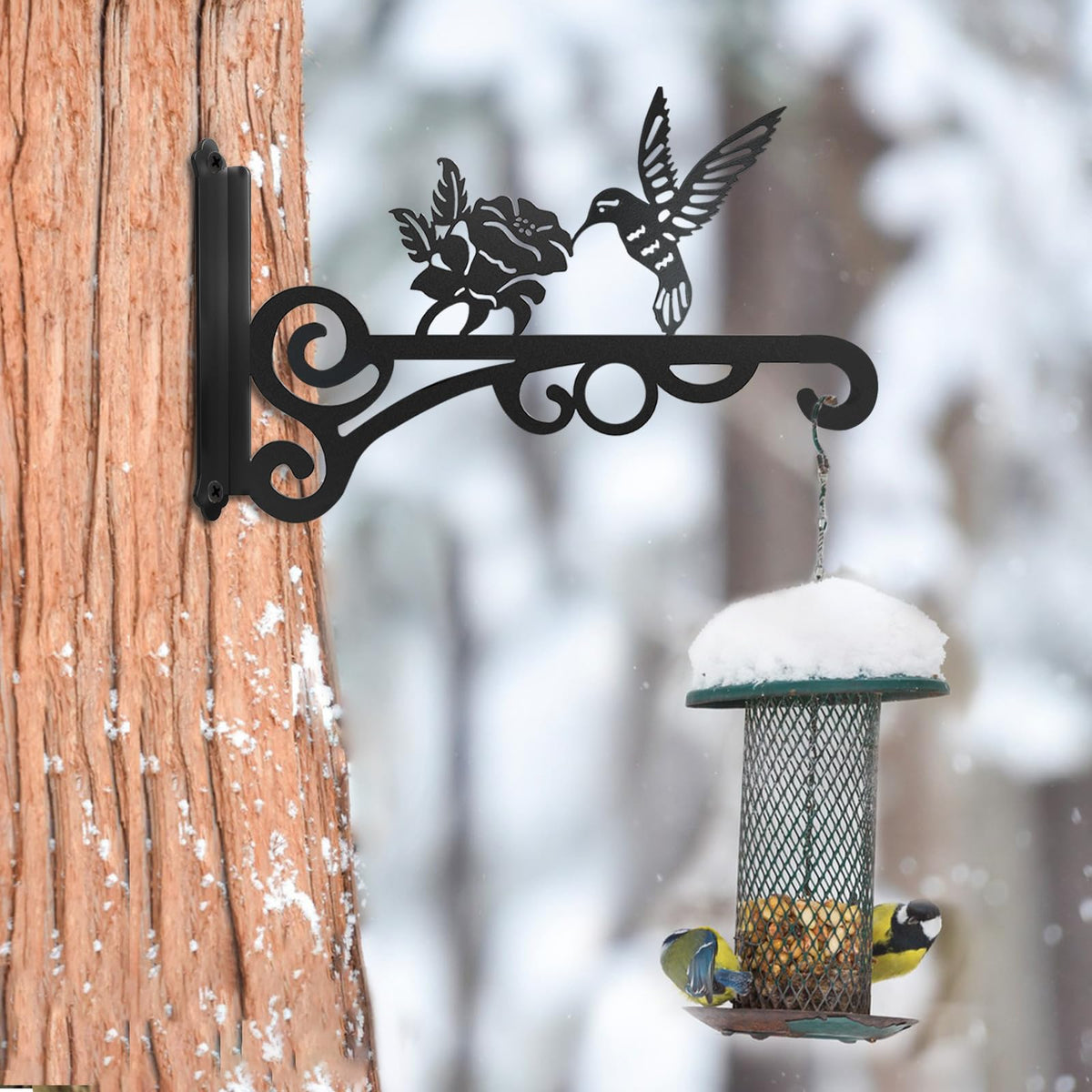 RANRTI bird-feeder bracket for garden setups inviting birds.