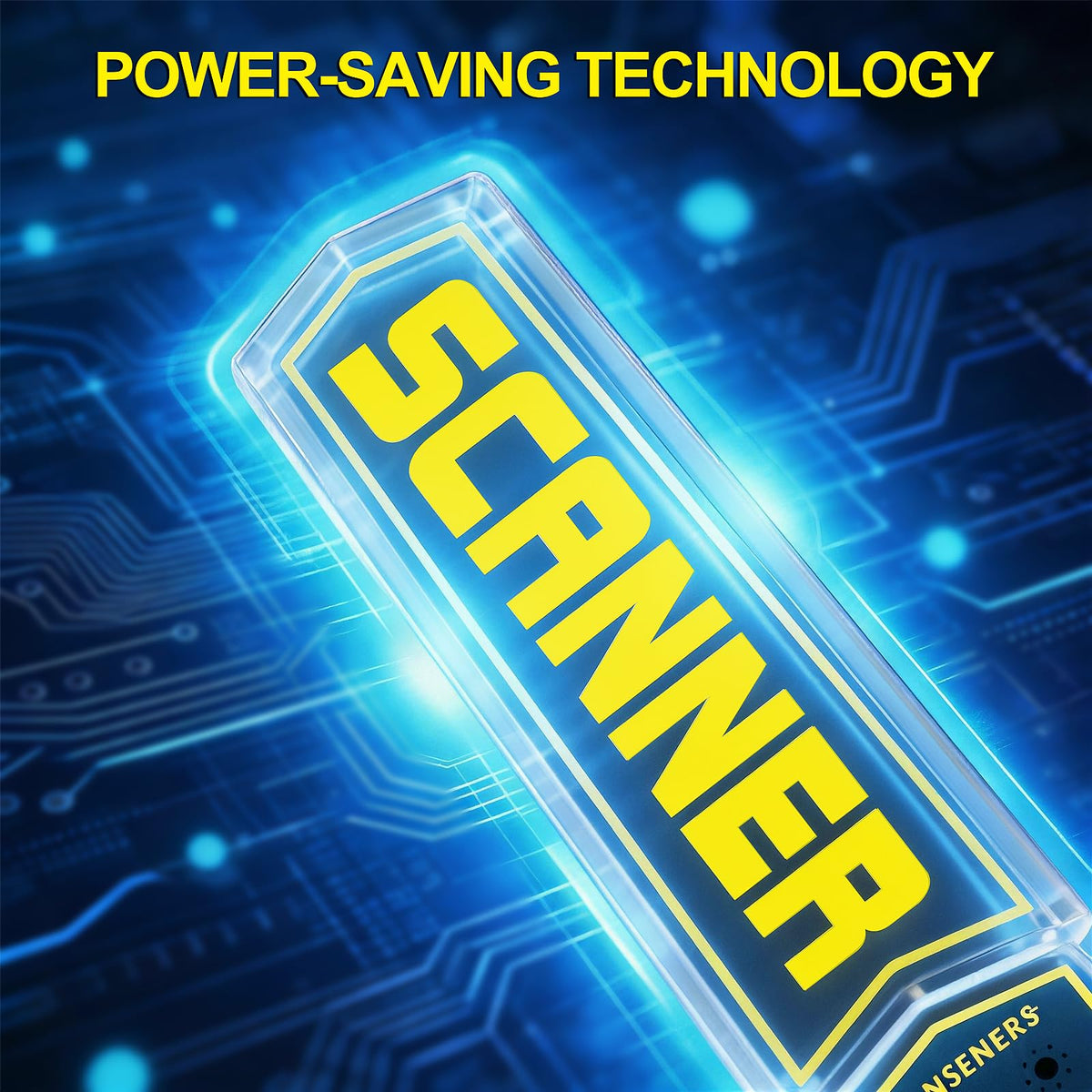 R RANSENERS 9V battery-powered detector ready for portable use