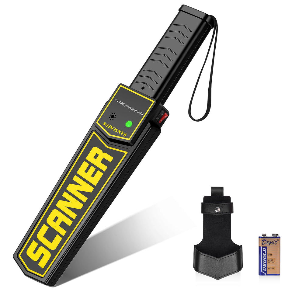 R RANSENERS handheld metal detector wand front view for quick security checks