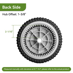 Ranwin 734-04018 53-teeth grip boosts traction on lawns and slopes.