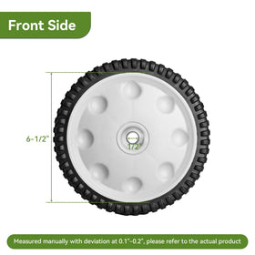 Ranwin 734-04018 8-inch wheel diameter provides stable self-propelled performance.