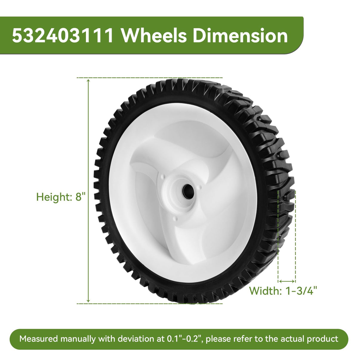 Ranwin Craftsman 22-inch front wheel supports reliable self-propelled mowing