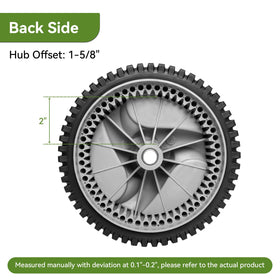 Ranwin 2-pack front drive wheels ready for quick swap on compatible mowers
