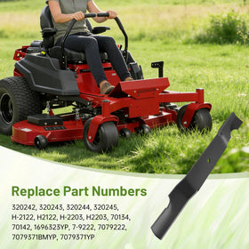 Ranwin notched high-lift blade demonstrates increased lift for even clipping.