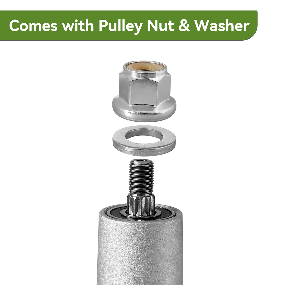 Three bolt mounting holes on Ranwin spindle enable secure installation.
