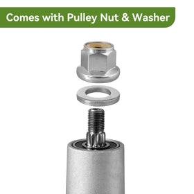 Three bolt mounting holes on Ranwin spindle enable secure installation.