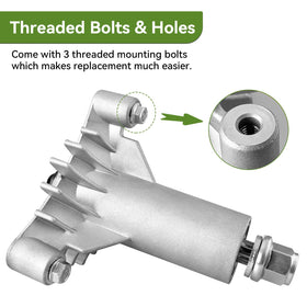 Five-point star blade mount on Ranwin spindle for stable alignment.