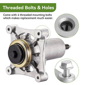 Grease fittings on Ranwin spindle enable easy lubrication and maintenance.