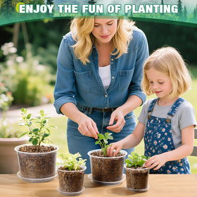 RAOOKIF clear nursery pot suitable for indoor and outdoor use