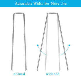 RAOOKIF heavy-duty ground stake with sharp end for easy insertion