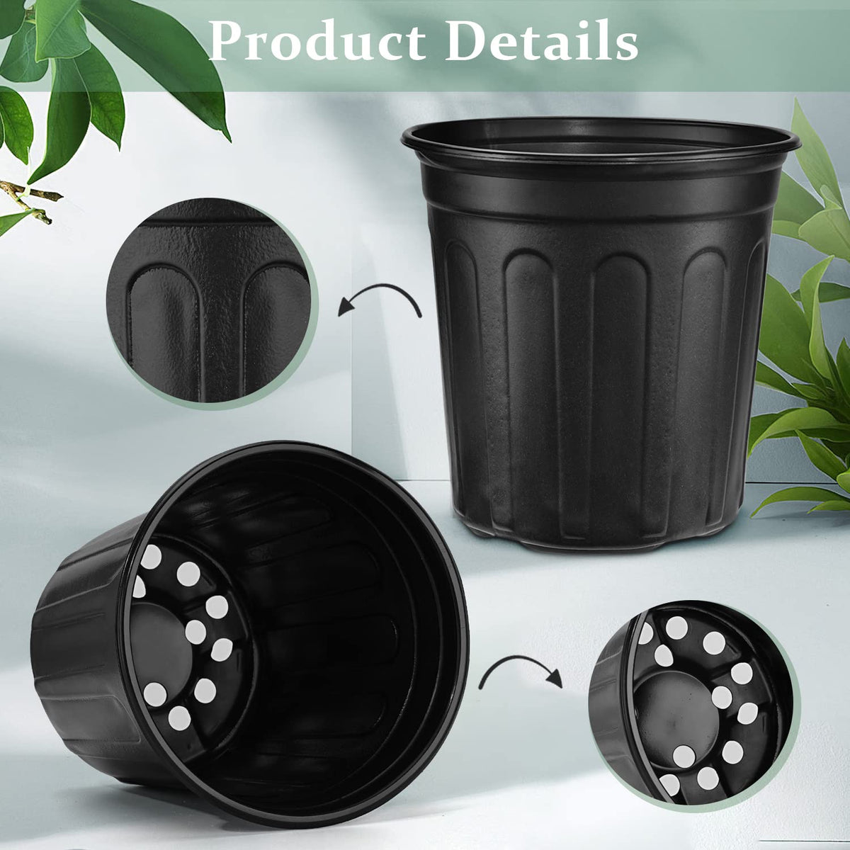 RAOOKIF pot used indoors and outdoors for versatile growing