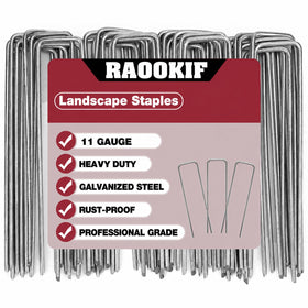 RAOOKIF 8-inch garden stakes packaging for easy deployment