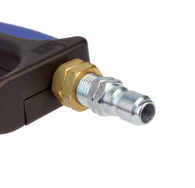 Raptor Blast safety-off trigger lock helps prevent accidental sprays on sites